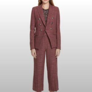 Veronica Beard Miller Wool Herringbone Blazer - Size 2